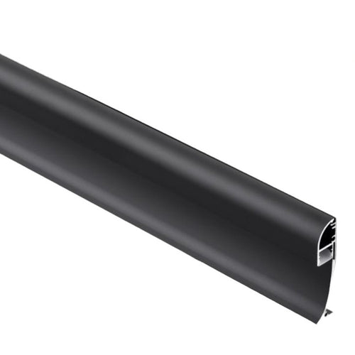 5pz Profilo Angolare Nero Luce Indiretta Alluminio Per Strisce Led A Superficie 2mt Al-34