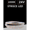 Striscia Led Flessibile Dc 24v 100w Smd 2835 Monocolore 120led/mt Bobina 10mt 2835-10m-24v