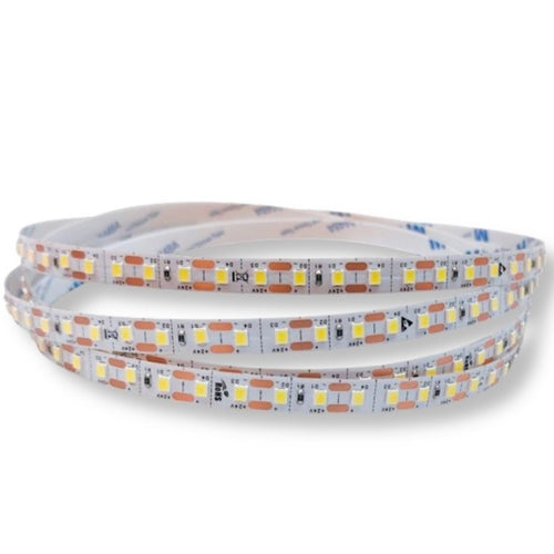 Striscia Led Flessibile Dc 24v 50w Smd 2835 Monocolore 120led/mt Bobina Da 5mt 2835-5m-24v