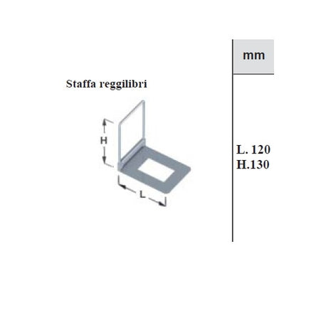 ELEMET SYSTEM - 2 STAFFE REGGILIBRI REGOLABILI GRIGI
