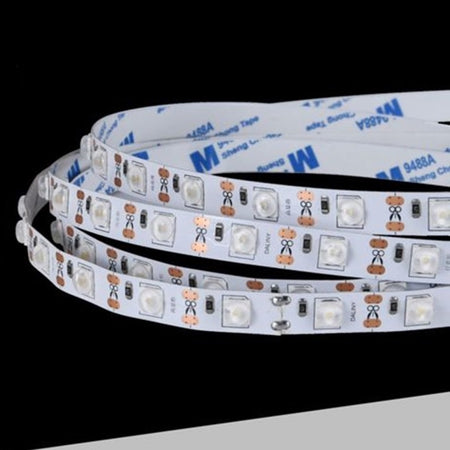 Striscia Led 6060 Dc 24v Bobina Da 5 Metri 75w 48led/mt Luce Fredda 6500k 6060-24v-f