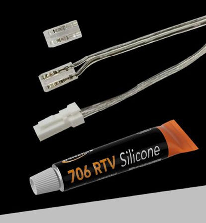 Cavo Alimentazione Connettorizzato 1.8mt Strip Led 1010-2025 Tubetto Silicone 10ml Sp-1010