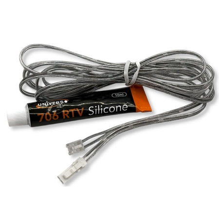 Cavo Alimentazione Connettorizzato 1.8mt Strip Led 1010-2025 Tubetto Silicone 10ml Sp-1010