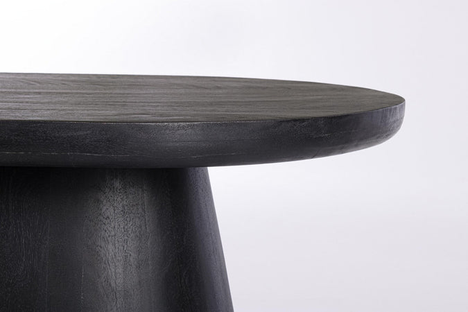 Tavolino "Fuji" struttura in legno di mango per arredamento
