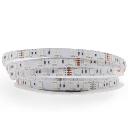Striscia Led Flessibile 500w Smd Rgb 60 Led/mt 24v Bobina Da 50 Mt Ip20 50m-24v-rgb