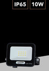 Faro Proiettore Smd Led Floodlight 10 W Slim Ip65 Nero Luce 3000k 4000k 6500k Ek05-10w-n