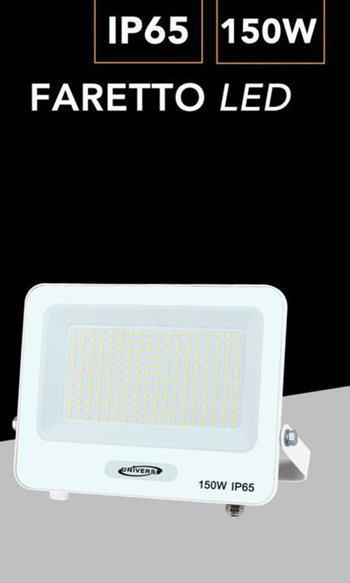 Faro Proiettore Smd Led Floodlight 150 W Slim Ip65 Luce 3000k 4000k 6500k Ek05-150w