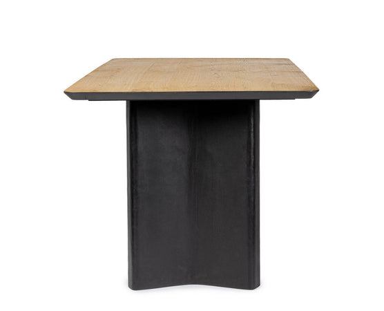 Tavolo "Stanwood" in MDF impiallacciato rovere, 190 x 90 x 77h cm