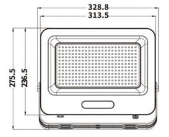 Faro Proiettore Smd Led Floodlight 200 W Slim Ip65 Luce 3000k 4000k 6500k Ek05-200w