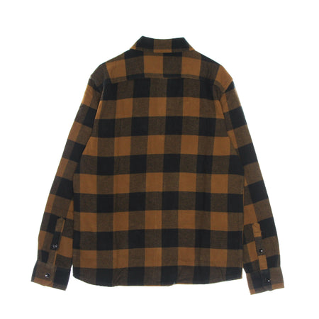 DICKIES Camicia Manica Lunga Uomo New Sacramento L/s Shirt Brown Duck da uomo