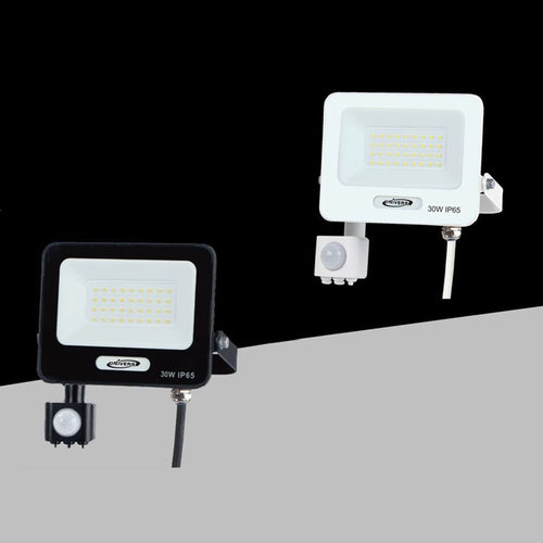 Faretto Led 30w Con Sensore Movimento Proiettore Da Esterno Luce 6500k Ip65 Ek05-sen-30