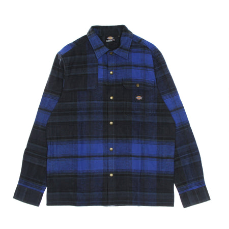 DICKIES Camicia Manica Lunga Uomo Nimmons L/s Shirt Dark Navy da uomo