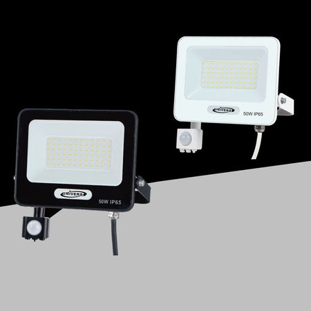 Faretto Led 50w Con Sensore Movimento Proiettore Da Esterno Luce 6500k Ip65 Ek05-sen-50