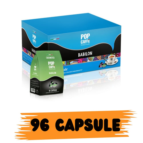 Capsule Pop Caffè Babilon Cremoso Comp. Bialetti 96 capsule