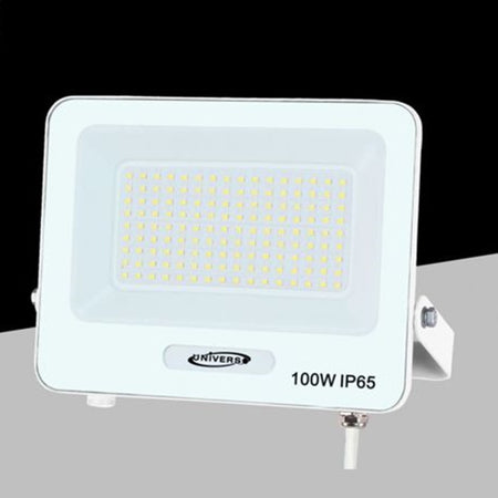Faro Proiettore Smd Led Floodlight 100w Slim Ip65 Bianco Luce 3000k 4000k 6500k Ek05-100w-b