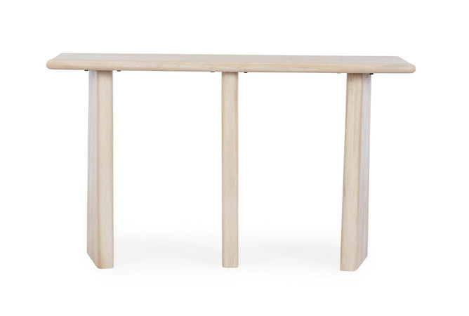 Consolle "Zacatecas" con struttura in legno di mango, da 130 x 40 x 75h cm