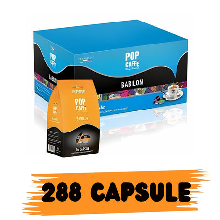 Capsule Pop Caffè Babilon Miscela Intenso Comp. Bialetti 96 capsule