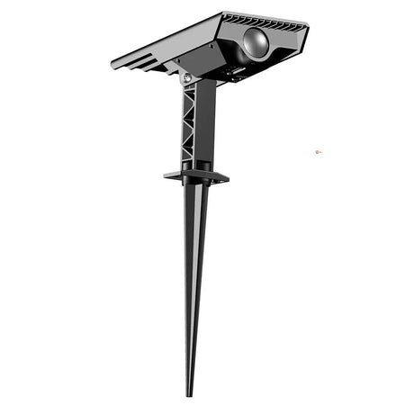 Faretto Solare Led Da Giardino A Picchetto Da Terra Ip65 Luce Calda 3000k Rgb Sw1121