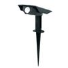 Faretto Solare Led Da Giardino A Picchetto Da Terra Ip65 Luce Calda 3000k Rgb Sw1121
