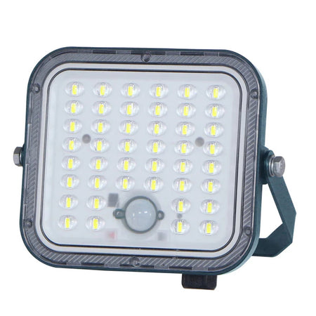 Faretto Faro Con Pannello Solare 140w 1400lm Con Sensore Pir Ip65 Luce 6500k Tk-n140-f