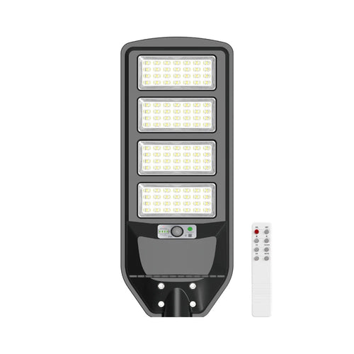 Lampione Stradale Led Pannello Solare Con Sensore Pir Luce Fredda 6500k Ip65 J02-220w-f