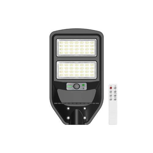 Lampione Stradale Led Pannello Solare Con Sensore Pir Luce Fredda 6500k Ip65 J02-70w-f