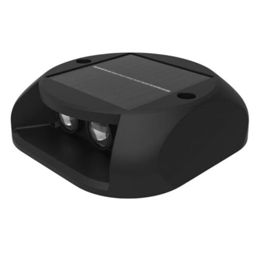 Faretto Segnapasso Con Pannello Solare 0.4w Luce Led Calda 3000k Ip54 Nero Zq-ljd-001