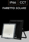 Faretto Proiettore Con Pannello Solare Led Ip66 100w Luce Selezionabile Cct Sfl516-100w-3c