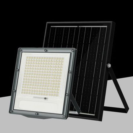 Faretto Proiettore Con Pannello Solare Led Ip66 200w Luce Selezionabile Cct Sfl516-200w-3c