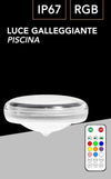 Lampada Galleggiante Luce Rgb Con Pannello Solare Illuminazione Per Piscina Ip67 Yh1401-rgb