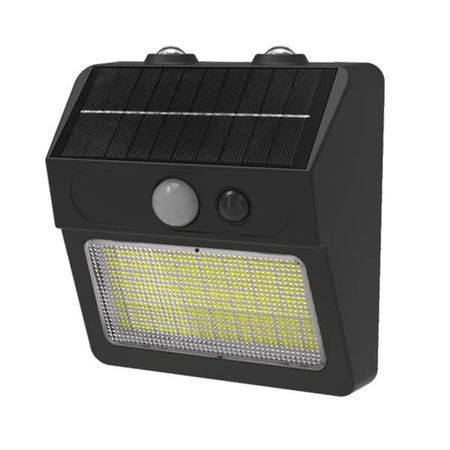 Applique Solare Da Esterno Con Sensore Di Movimento Ip54 12w Luce 3000k+6500k Zq-db-002jx