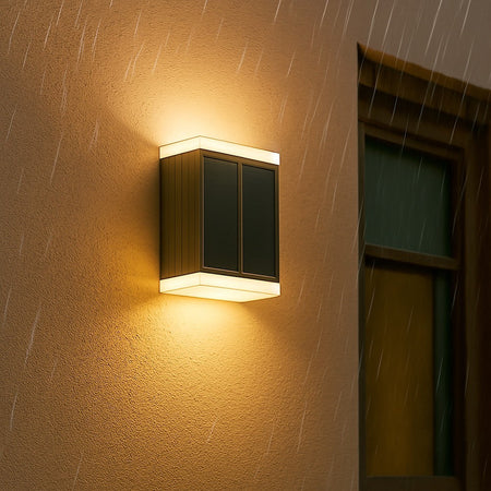 Applique Solare 2 Watt Doppia Emissione Di Luce Tecnologia Cct Switch Ip54 Yh0630-3c