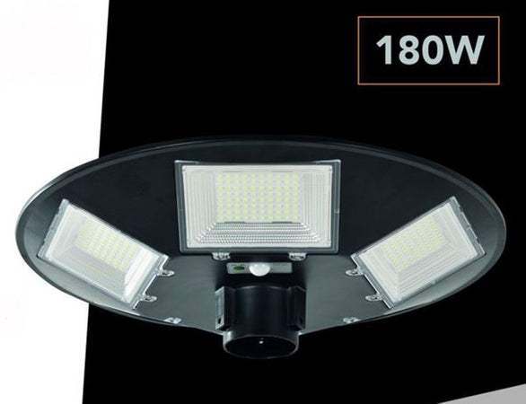 Lampione Ufo Led Pannello A Energia Solare 180w Luce Bianca Fredda 6500k Sl-911-200-6500k