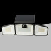 Applique Solare Con Sensore Lampada Parete Led Da Esterno Ip65 Luce Fredda 6500k Ewf-07t-f