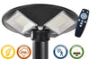 Lampione Led Circolare Con Pannello Solare Sensore Movimento Ip65 100w Lt112-120-7000k