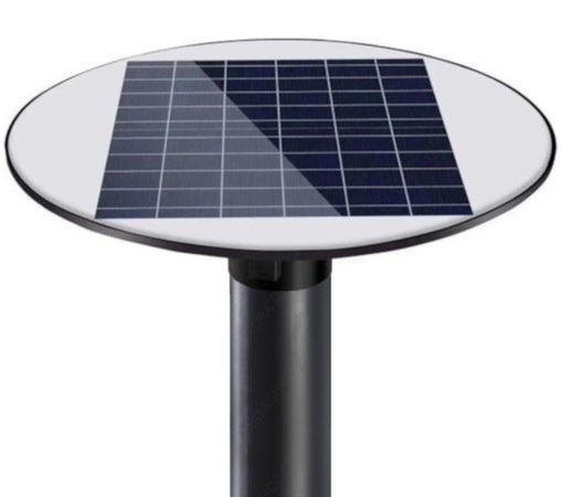 Lampione Led Circolare Con Pannello Solare Sensore Movimento Ip65 100w Lt112-120-7000k