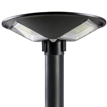 Lampione Led Circolare Con Pannello Solare Sensore Movimento Ip65 100w Lt112-120-7000k