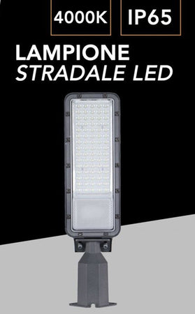 Proiettore Faro Armatura Stradale Led 50w Con Snodo Esterno Ip65 Luce Naturale 4000k Rc-50n