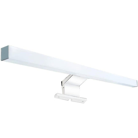 Lampada Led Per Specchio Bagno 6w Luce 4000k Ip44 Argento Doppia Istallazione 400pc-1-an