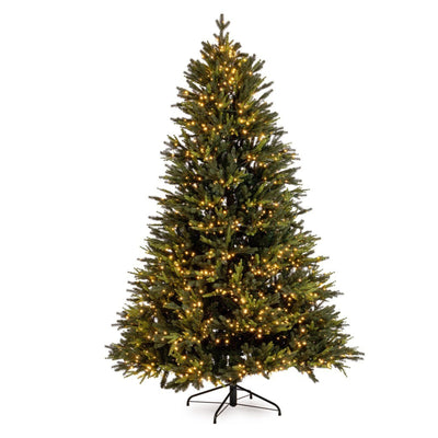 Albero di natale con Micro Led Incorporati Harrison 100 % PE Effetto Real Touch