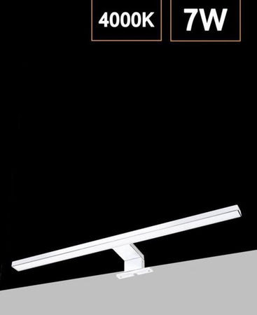 APPLIQUE LAMPADA LED PER SPECCHIO BAGNO CON DOPPIA ISTALLAZIONE 7W LUCE 4000K IP44 500P