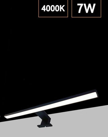 APPLIQUE LAMPADA LED PER SPECCHIO BAGNO CON DOPPIA ISTALLAZIONE 7W LUCE 4000K IP44 500P