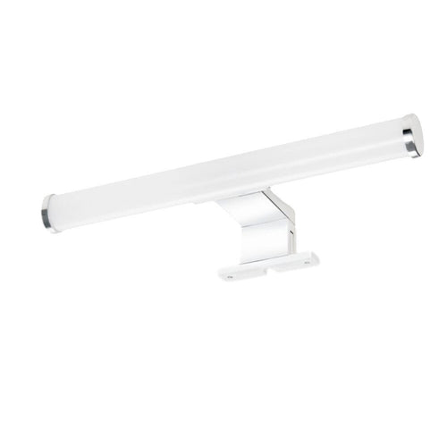 LAMPADA LED DA SPECCHIO BAGNO TONDO DOPPIA ISTALLAZIONE 9W LUCE 4000K IP44 ARGENTO 600PC-AN