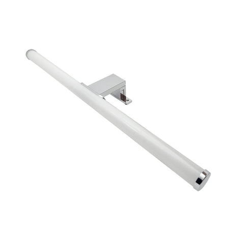 Lampada Led Da Specchio Bagno Tondo Doppia Istallazione 9w Luce 4000k Ip44 Argento 600pc-an