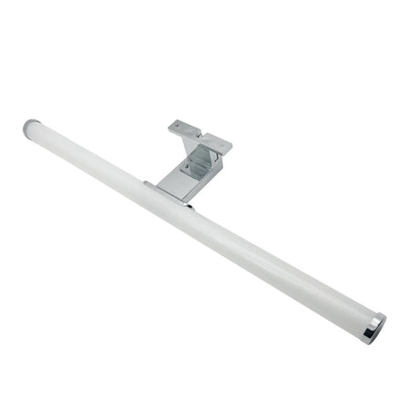 LAMPADA LED DA SPECCHIO BAGNO TONDO DOPPIA ISTALLAZIONE 9W LUCE 4000K IP44 ARGENTO 600PC-AN