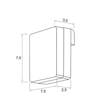 LAMPADA A LED PER SPECCHIO DA BAGNO 4,5 W APPLIQUE ARGENTO LUCE NATURALE 4000K 75P-AN