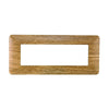 ETTROIT PLACCA IN PLASTICA 6 MODULI - SERIE SOLAR - LEGNO ROVERE (MT83605) Compatibile BTicino Matix