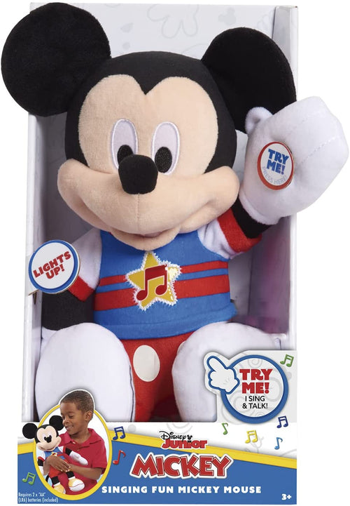 Topolino Morbido Peluche Musicale 28 cm