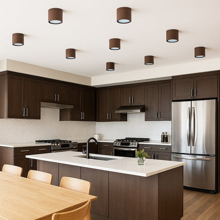 Applique Da Soffitto A Cilindro Per Esterno Plafoniera Con Attacco Gu10 Ip54 H94-c