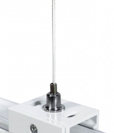 Cavo Fili Per Lampada 3 Mt Elemento Di Sospensione Per Binario Trifase Bianco Gf-b3m